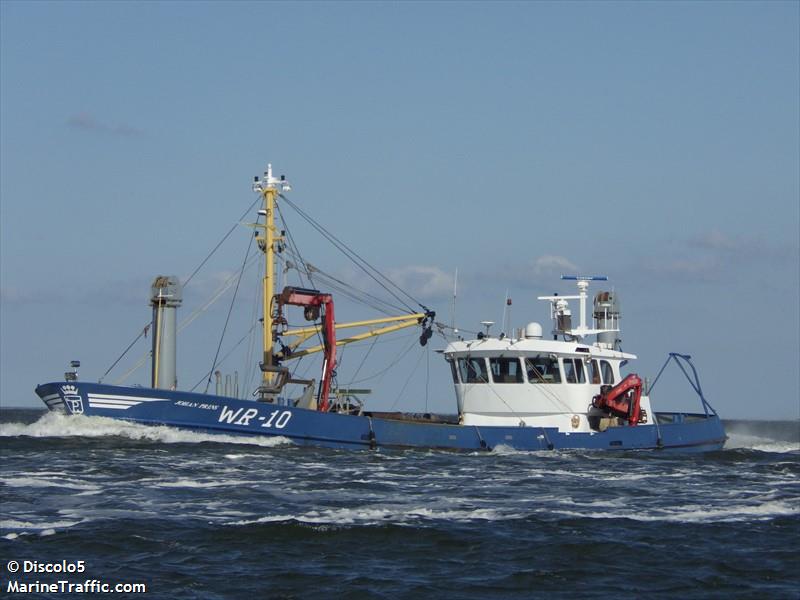 wr10 johan prins (Fishing Vessel) - IMO 8804464, MMSI 244592000, Call Sign PCDP under the flag of Netherlands