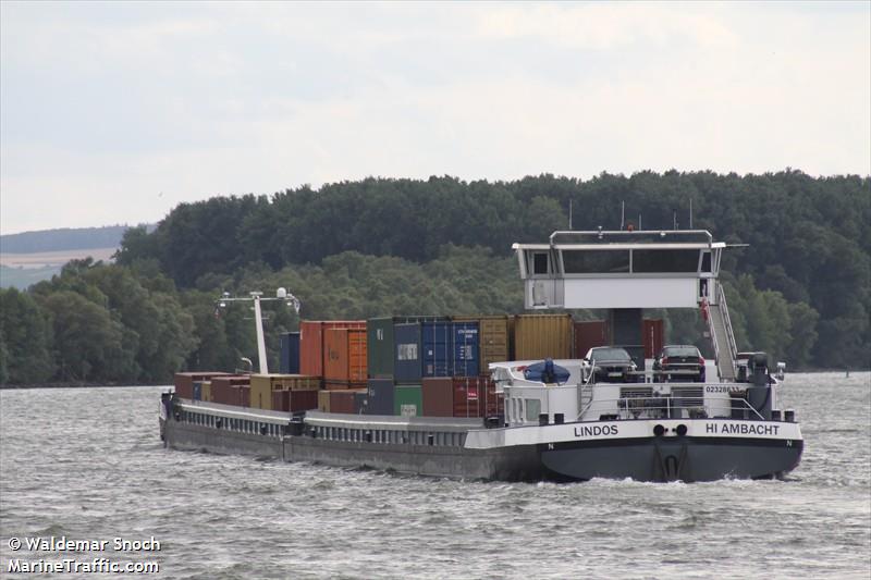 lindos (Cargo ship) - IMO , MMSI 244620848, Call Sign PD6494 under the flag of Netherlands