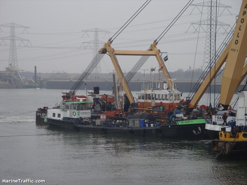 de hoop 4 (Tanker) - IMO , MMSI 244660487, Call Sign PG3158 under the flag of Netherlands