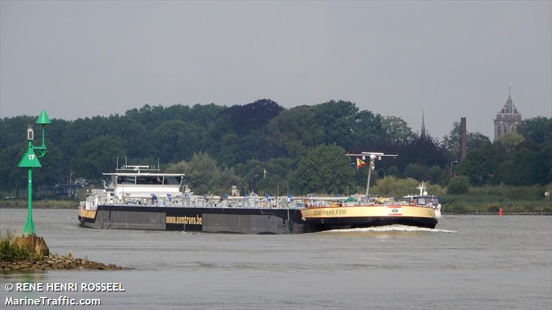 somtrans xviii (Tanker) - IMO , MMSI 244660834, Call Sign PD2187 under the flag of Netherlands
