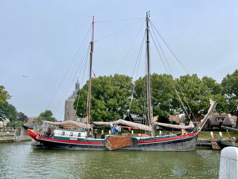 vriendschap (Sailing vessel) - IMO , MMSI 244670057, Call Sign PC6284 under the flag of Netherlands