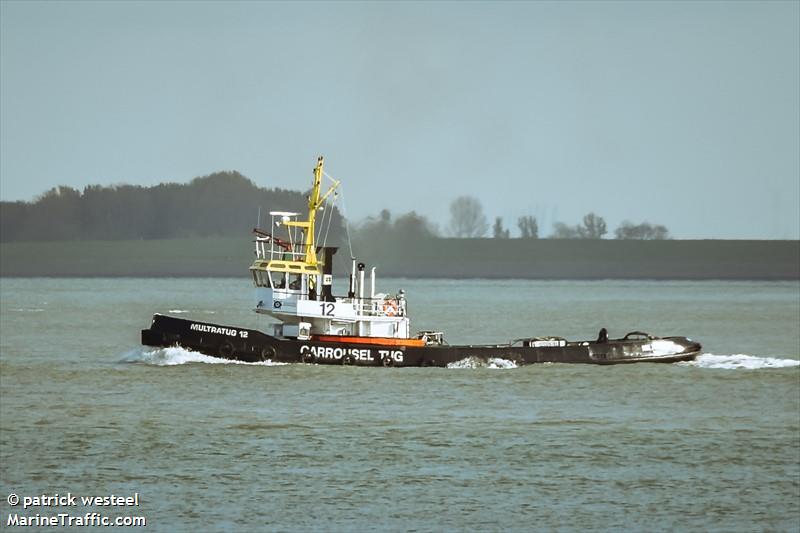 multratug 12 (Tug) - IMO 8730833, MMSI 244710050, Call Sign PF4196 under the flag of Netherlands