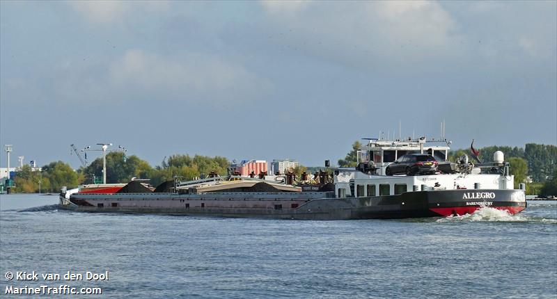 allegro (Cargo ship) - IMO , MMSI 244730609, Call Sign PG8402 under the flag of Netherlands