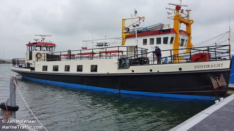 eendracht (Passenger ship) - IMO , MMSI 244740987, Call Sign PE6061 under the flag of Netherlands