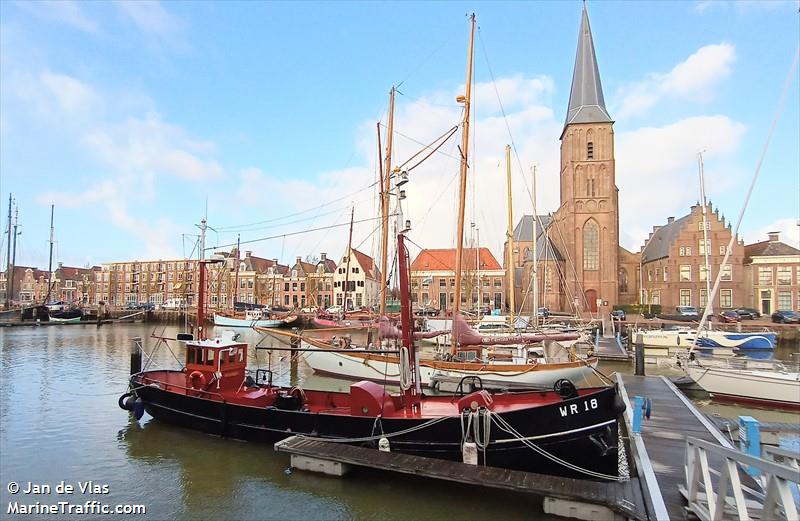 wr18 in solidum (Fishing vessel) - IMO , MMSI 244775000 under the flag of Netherlands