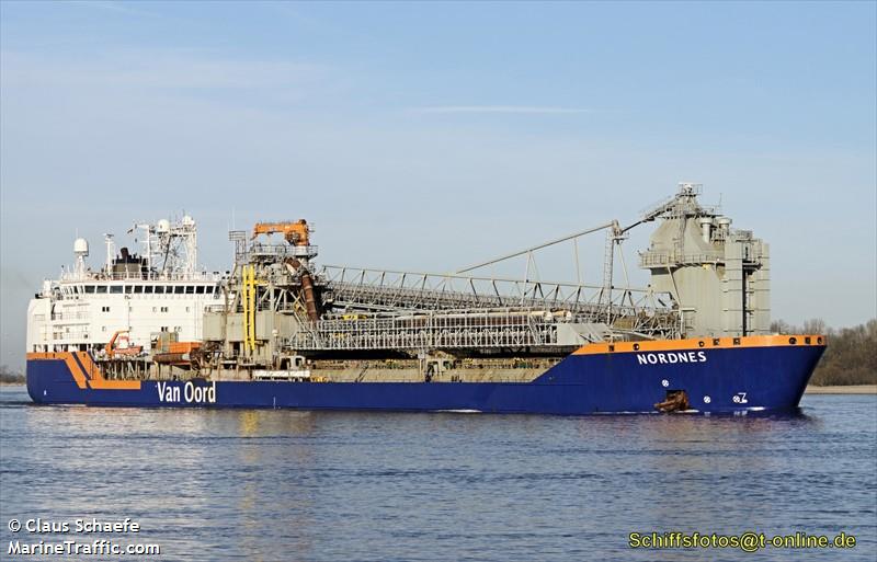 nordnes (Pipe Burying Vessel) - IMO 9229910, MMSI 244962000, Call Sign PHOG under the flag of Netherlands