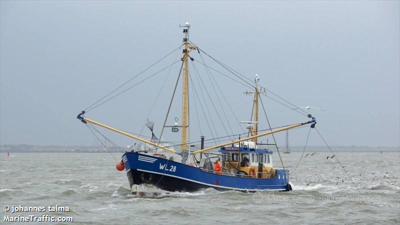 wl-28 jan harmen (Fishing vessel) - IMO , MMSI 245885000, Call Sign PHOC under the flag of Netherlands