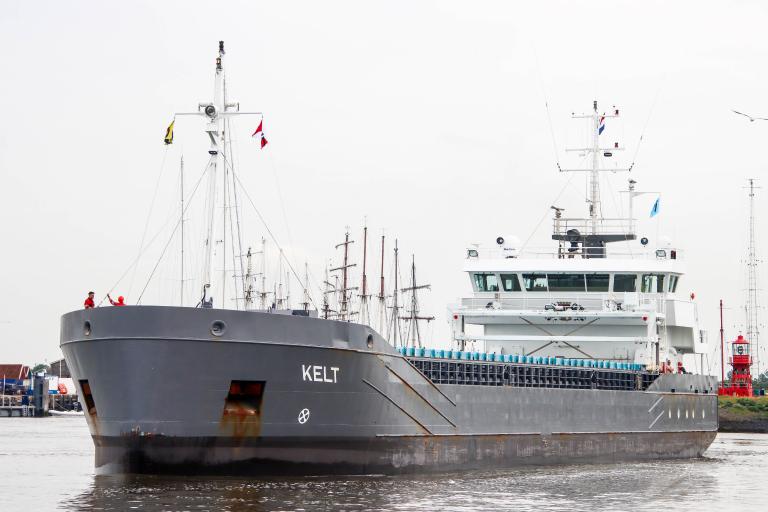 kelt (General Cargo Ship) - IMO 9489534, MMSI 246594000, Call Sign PBTL under the flag of Netherlands