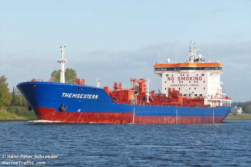 themsestern (Chemical/Oil Products Tanker) - IMO 9183843, MMSI 255804940, Call Sign CQLG under the flag of Madeira