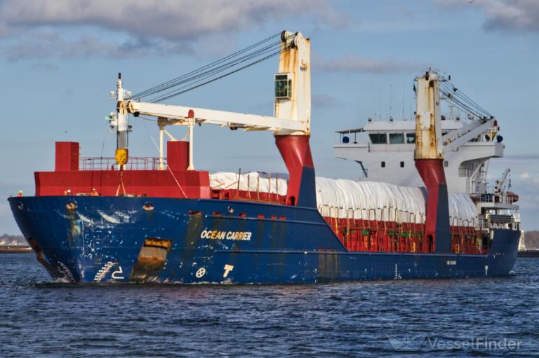 ocean carrier (General Cargo Ship) - IMO 9349435, MMSI 255805917, Call Sign CQIB9 under the flag of Madeira