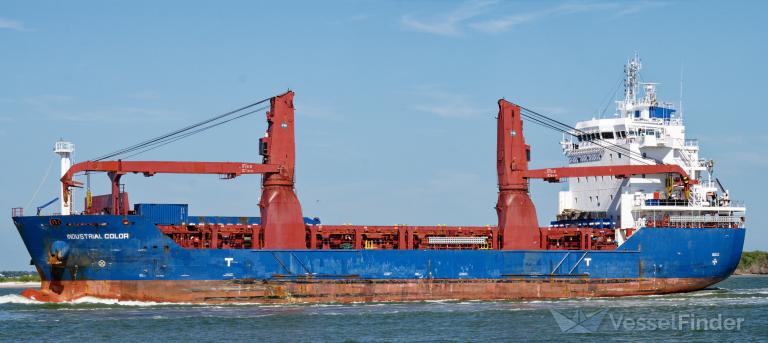 color (General Cargo Ship) - IMO 9810355, MMSI 255806184, Call Sign CQAI6 under the flag of Madeira