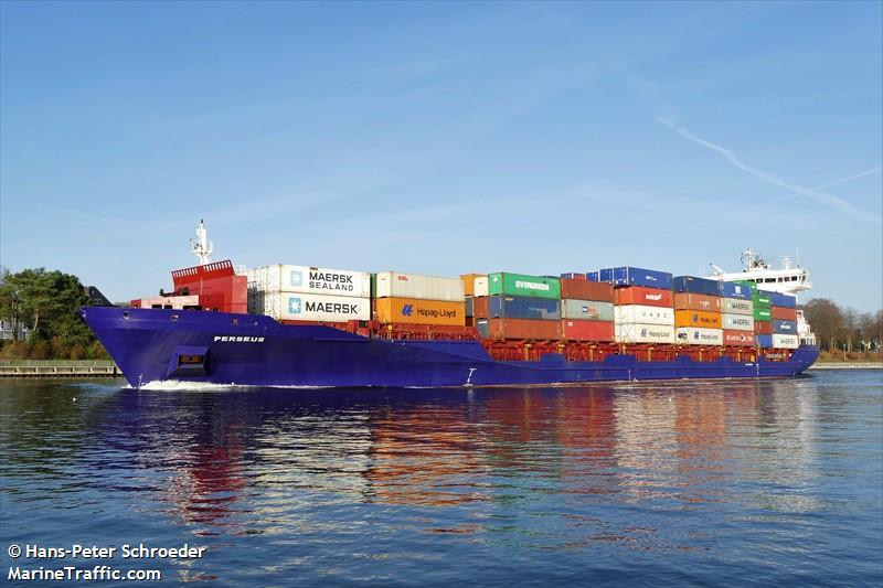 perseus (Container Ship) - IMO 9371414, MMSI 255806363, Call Sign CQEE8 under the flag of Madeira