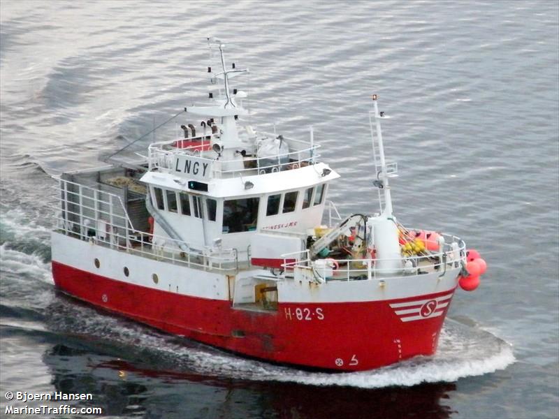 teineskjaer (Fishing Vessel) - IMO 9099389, MMSI 258015500, Call Sign LNGY under the flag of Norway