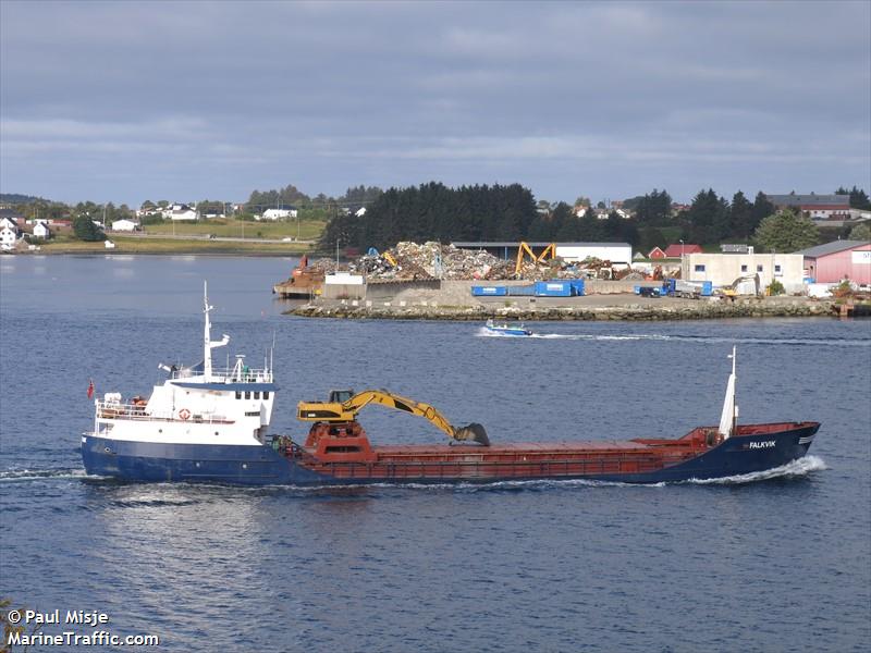 falkvik (General Cargo Ship) - IMO 6514895, MMSI 258315000, Call Sign LFNA under the flag of Norway