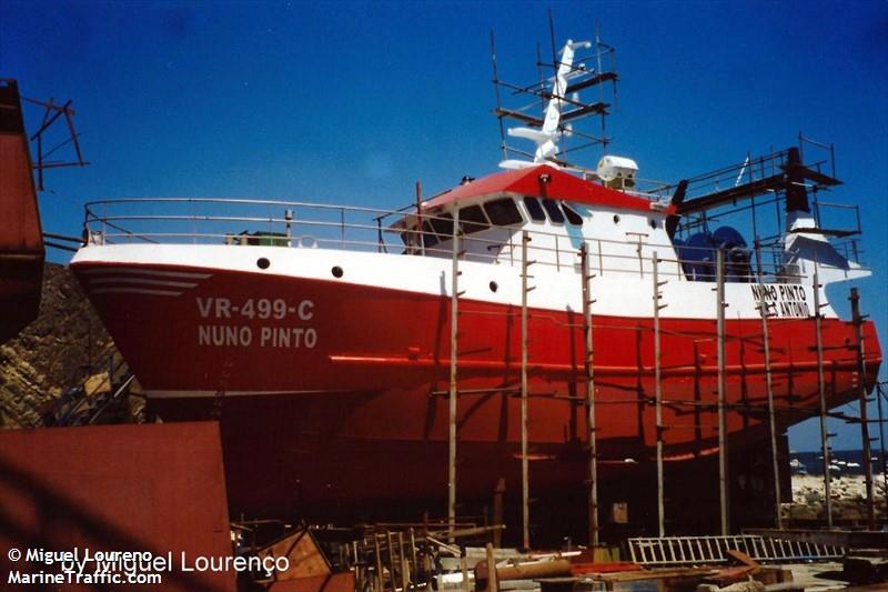 nuno pinto (Fishing Vessel) - IMO , MMSI 263401250, Call Sign CURJ9 under the flag of Portugal