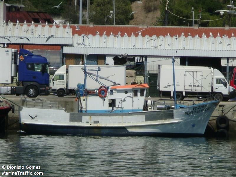 vento de feicao (Fishing vessel) - IMO , MMSI 263403690, Call Sign CUKN 7 under the flag of Portugal
