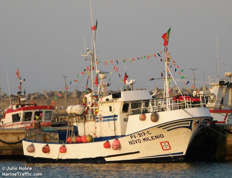 novo milenio (Fishing vessel) - IMO , MMSI 263500321, Call Sign CUOW  5 under the flag of Portugal