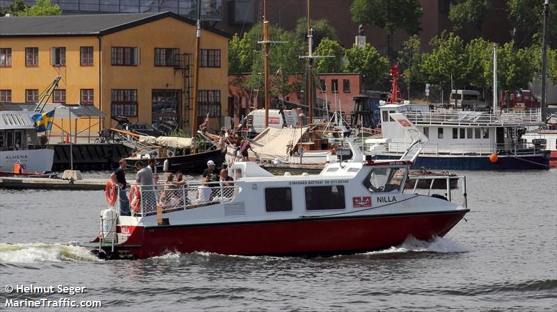 nilla (Passenger ship) - IMO , MMSI 265786710, Call Sign SFC6616 under the flag of Sweden