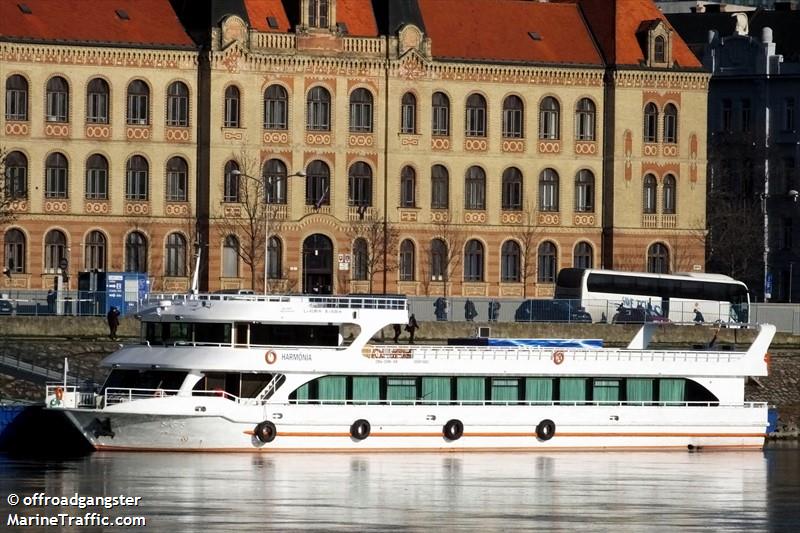 harmonia (Passenger ship) - IMO , MMSI 267010091, Call Sign OMDW under the flag of Slovakia