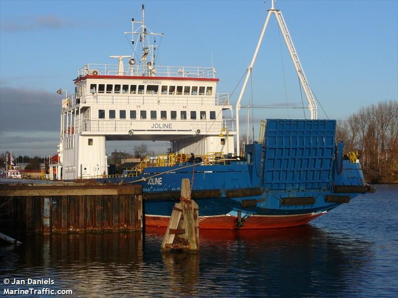 joline (Ro-Ro Cargo Ship) - IMO 8743969, MMSI 275402000, Call Sign YL2724 under the flag of Latvia
