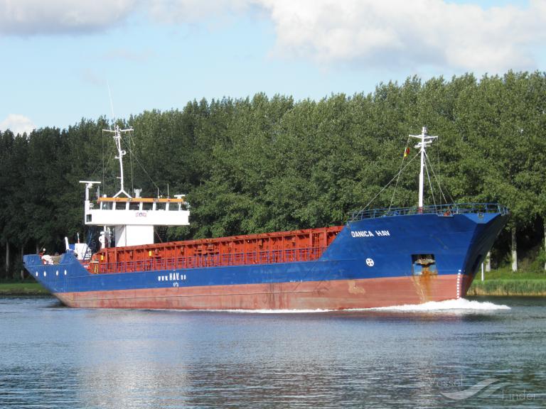 danica hav (General Cargo Ship) - IMO 8401535, MMSI 308924000, Call Sign C6ML9 under the flag of Bahamas