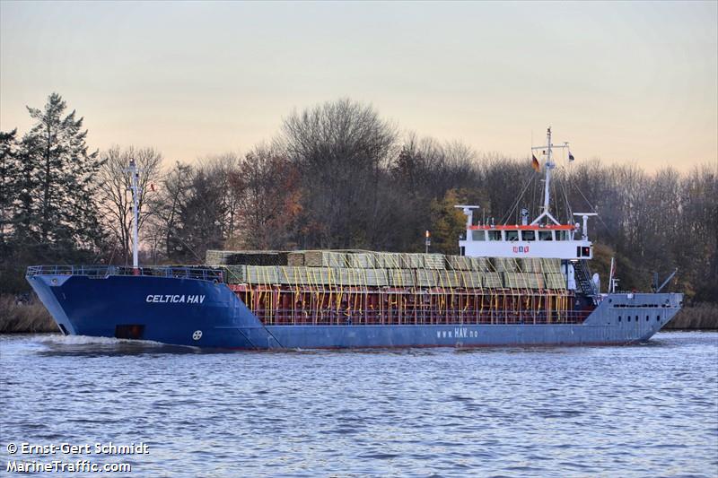 celtica hav (General Cargo Ship) - IMO 8422022, MMSI 311945000, Call Sign C6UL3 under the flag of Bahamas