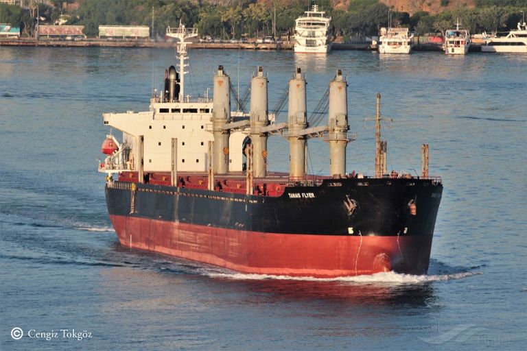 tanais flyer (Bulk Carrier) - IMO 9186479, MMSI 312629000, Call Sign V3RM5 under the flag of Belize