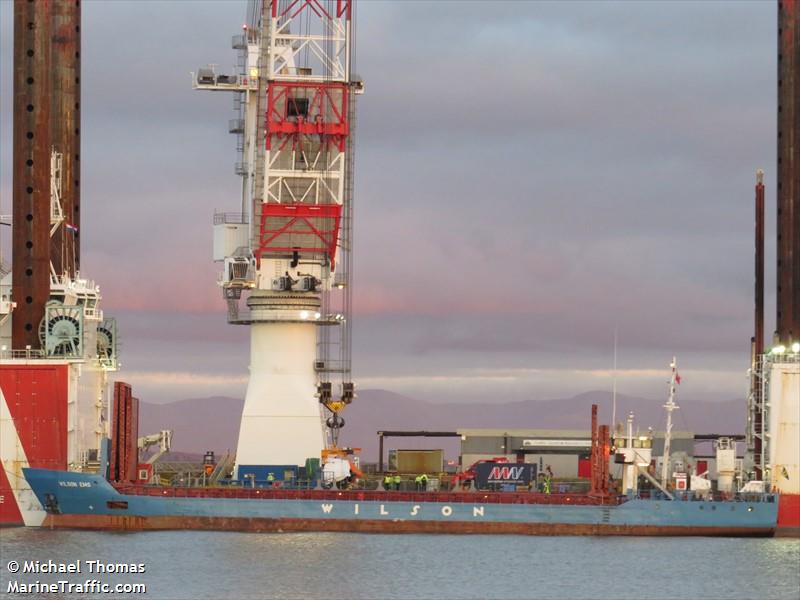 wilson ems (General Cargo Ship) - IMO 9117117, MMSI 314258000, Call Sign 8PUN under the flag of Barbados