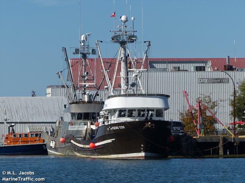 viking tide (Fishing vessel) - IMO , MMSI 316003446, Call Sign CFG7509 under the flag of Canada