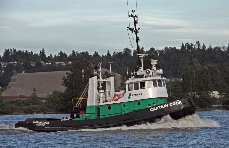 captain cook (Tug) - IMO 6613483, MMSI 316005417, Call Sign CY7903 under the flag of Canada