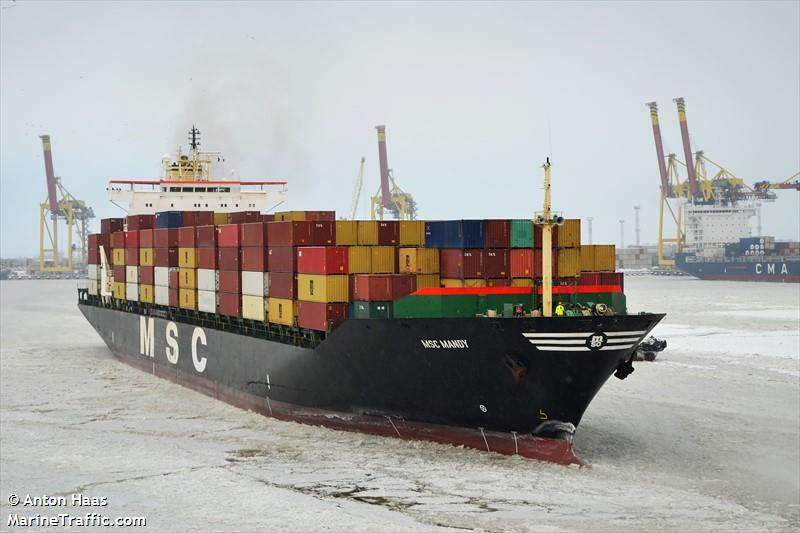 msc mandy (Container Ship) - IMO 8918966, MMSI 354537000, Call Sign HPRL under the flag of Panama