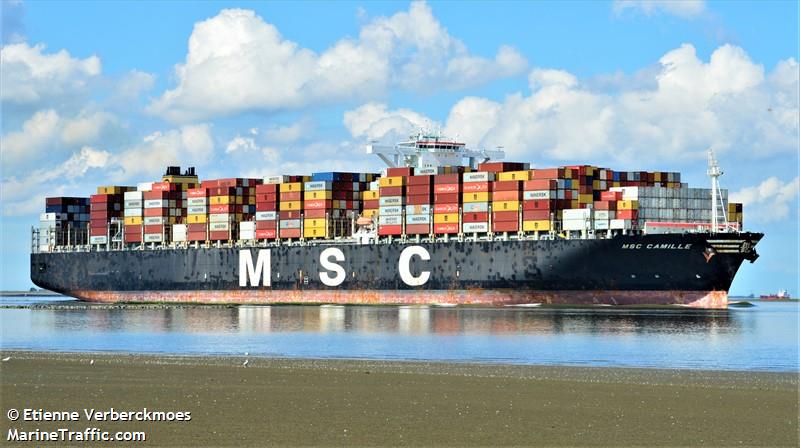 msc camille (Container Ship) - IMO 9404651, MMSI 354625000, Call Sign 3FQT9 under the flag of Panama