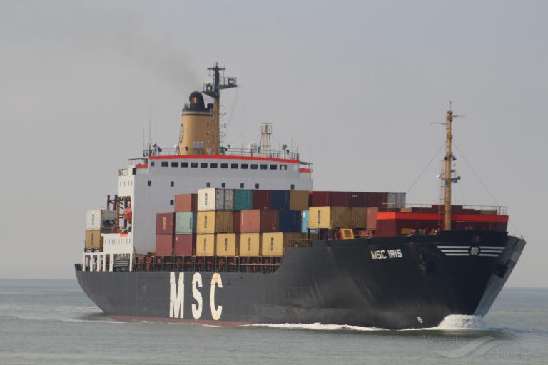 msc iris (Container Ship) - IMO 8201624, MMSI 357773000, Call Sign H3JN under the flag of Panama