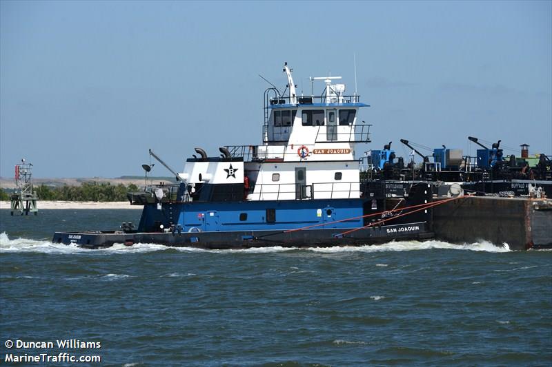 san joaquin (Tug) - IMO , MMSI 366834350, Call Sign WDA6619 under the flag of United States (USA)