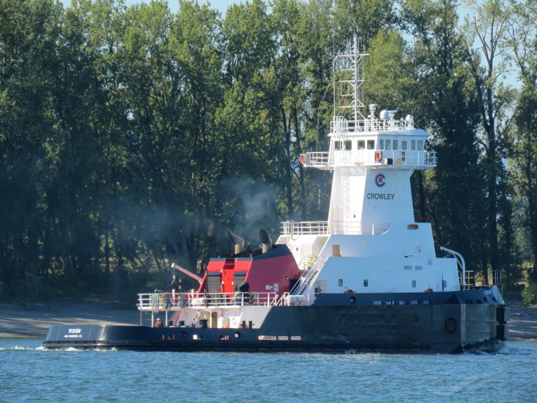vision (Pusher Tug) - IMO 9542609, MMSI 366904000, Call Sign WDF6306 under the flag of United States (USA)