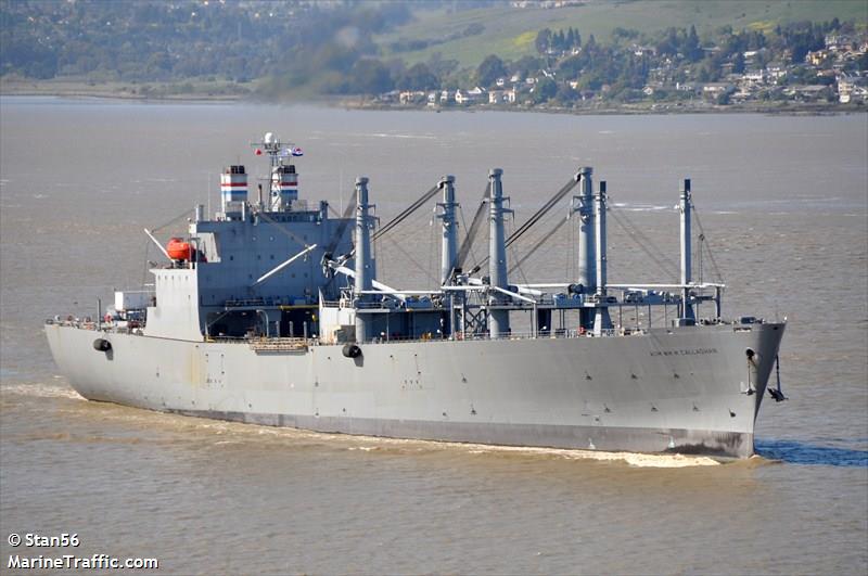 adm. wm.m. callaghan (Ro-Ro Cargo Ship) - IMO 6801664, MMSI 367167000, Call Sign KGYE under the flag of United States (USA)