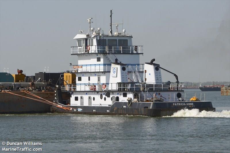 patricia anne (Towing vessel) - IMO , MMSI 367505060, Call Sign WDF9428 under the flag of United States (USA)