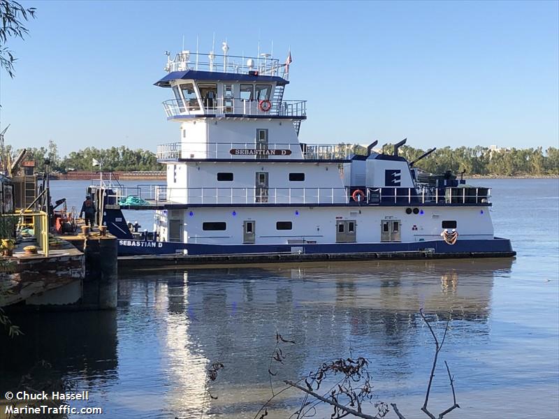 sebastian d (Towing vessel) - IMO , MMSI 367663890, Call Sign WDH9021 under the flag of United States (USA)