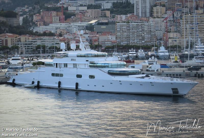 zeus (Yacht) - IMO 1001506, MMSI 375081000, Call Sign J8Y2410 under the flag of St Vincent & Grenadines