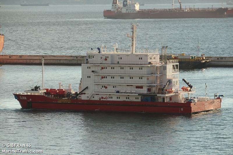 olivia (Offshore Support Vessel) - IMO 9704180, MMSI 375352000, Call Sign J8B5103 under the flag of St Vincent & Grenadines