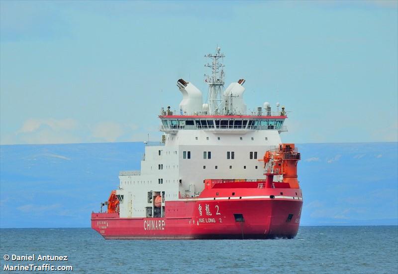 xue long 2 (Icebreaker) - IMO 9829241, MMSI 413381260, Call Sign BSIA9 under the flag of China