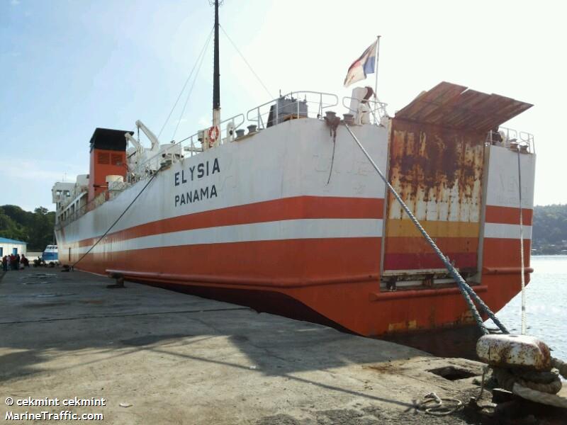 kmp elysia (Passenger/Ro-Ro Cargo Ship) - IMO 8613580, MMSI 525006235, Call Sign JZTJ under the flag of Indonesia