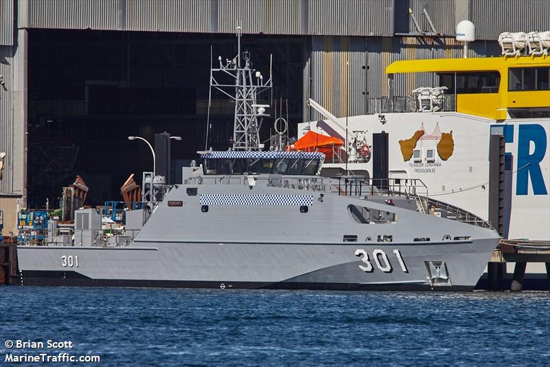 rks teanoai ii (Patrol Vessel) - IMO 4734178, MMSI 529011000, Call Sign T3GP under the flag of Kiribati