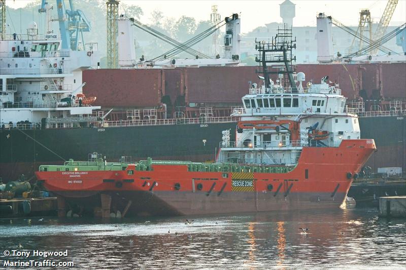 executive brilliance (Offshore Tug/Supply Ship) - IMO 9745029, MMSI 533180205, Call Sign 9WNI8 under the flag of Malaysia