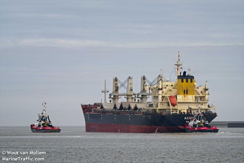 acuity (Bulk Carrier) - IMO 9486582, MMSI 538004177, Call Sign V7VP3 under the flag of Marshall Islands