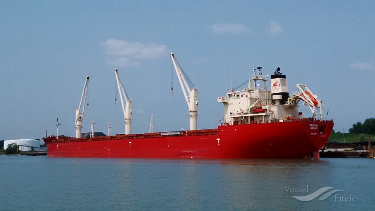 federal satsuki (Bulk Carrier) - IMO 9515101, MMSI 538004642, Call Sign V7YE6 under the flag of Marshall Islands