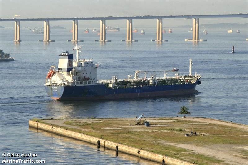 vestholmen (Chemical/Oil Products Tanker) - IMO 9421295, MMSI 538005740, Call Sign V7GN2 under the flag of Marshall Islands
