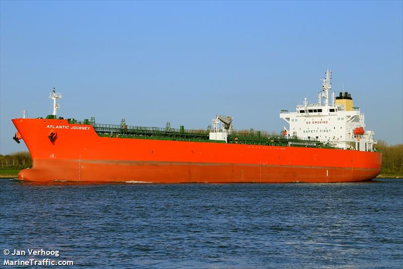 atlantic journey (Chemical/Oil Products Tanker) - IMO 9798935, MMSI 538007883, Call Sign V7YB9 under the flag of Marshall Islands