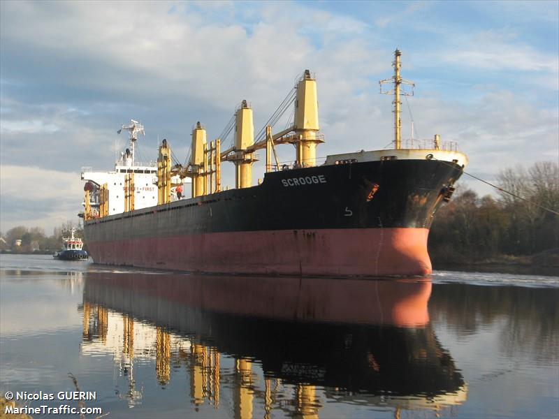 scrooge (Bulk Carrier) - IMO 9350094, MMSI 538008678, Call Sign V7A2649 under the flag of Marshall Islands