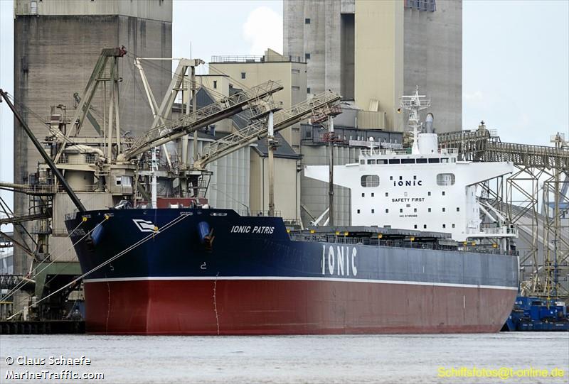 ionic patris (Bulk Carrier) - IMO 9785366, MMSI 538090516, Call Sign V7KM2 under the flag of Marshall Islands